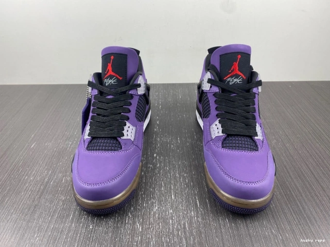 Rep Husky LN4 Scott 766296 and 4 Jordan Retro Purple Family) (Friends Travis 0801